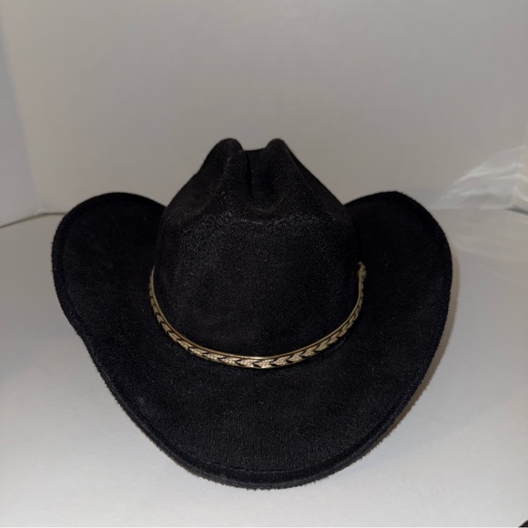 VINTAGE PIGALLE western formed Black Cowboy Hat - Picture 6 of 6